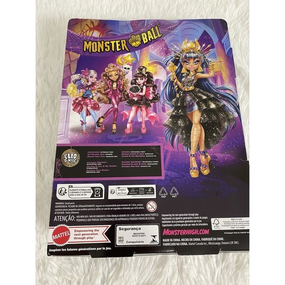 Monster High Doll Cleo De Nile in Monster Ball Party Dress with Accessories - Picture 10 of 11